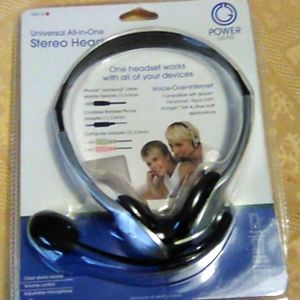 New Universal All-in-One Stereo Headset